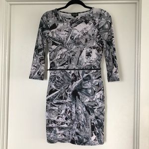 Topshop Bodycon 3/4-Sleeve Dress, Size 4